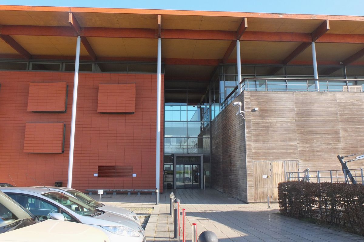 The entrance of the William Gates Building, home of Cambridge's Department of Computer Science and Technology